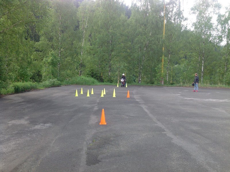 Zkouška z jízdy na motocyklu